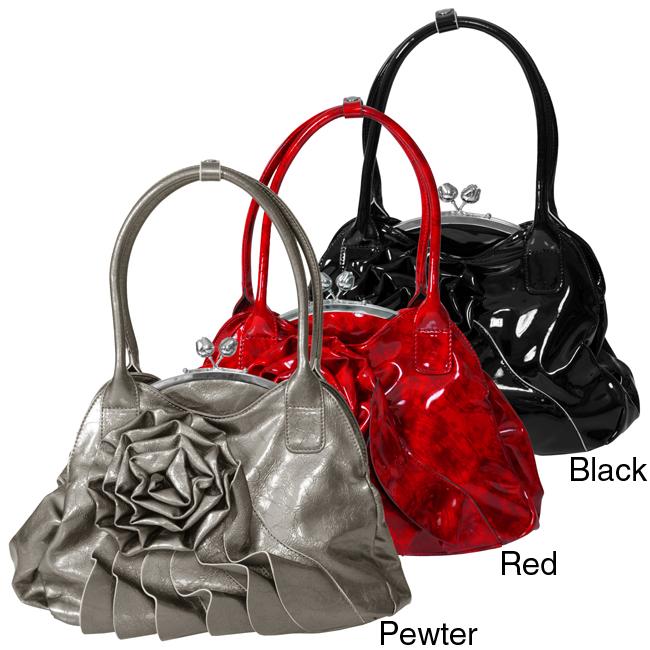 Adi Designs Women S Rosette Metal Frame Clasp Handbag Free Adi Designs Women X27 S Rosette Metal Frame Clasp Handbag