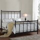 preview thumbnail 1 of 2, Claudia Queen-Sized Classic Cast Metal Bed