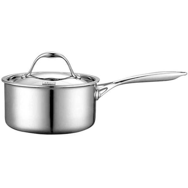 Shop Cooks Standard 1.5-quart Multi-ply Clad Stainless Steel Saucepan - Free Shipping Today 