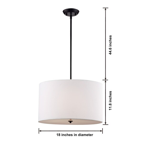 white pendant shade