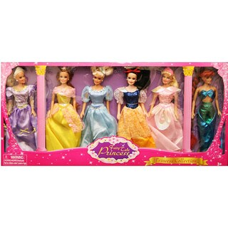 Fairy Tale Princess 6-piece 11-inch Doll Collection - Overstock ...