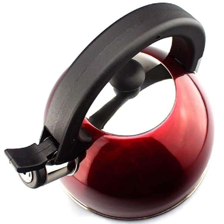Magefesa Sabal Red Stainless Steel 2.1-quart Tea Kettle