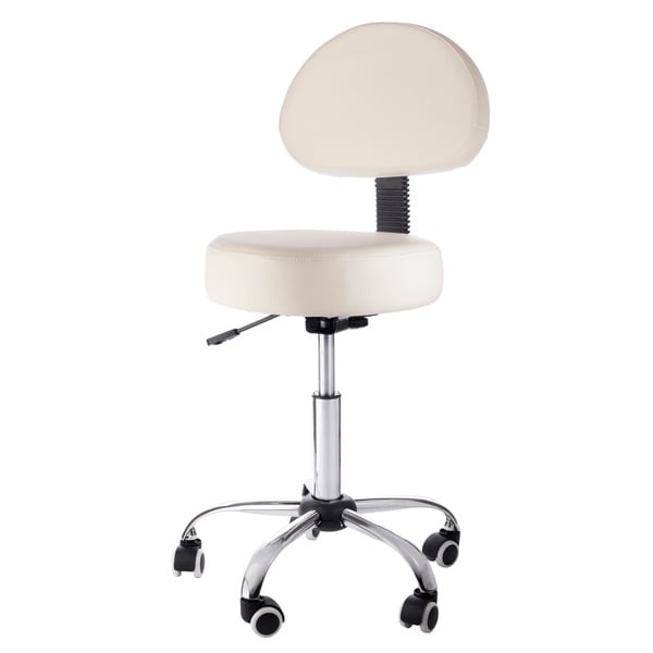 Beige Pneumatic Rolling Adjustable Medical/ Massage Stool   13278399