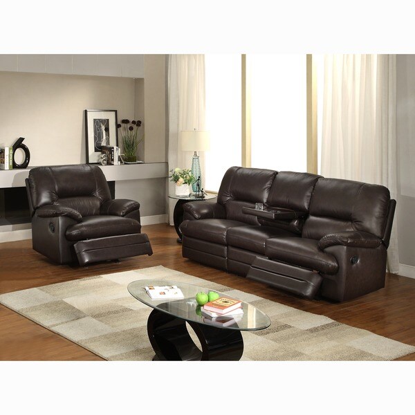 Coney Coffee Italian Leather Reclining Sofa And Recliner Chair Coney Coffee Italian Leather Reclining Sofa And Recliner Chair
