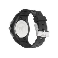 TechnoMarine Women's 'Cruise Original' Steel and Black Silicon Watch Technomarine Women's TechnoMarine Watches