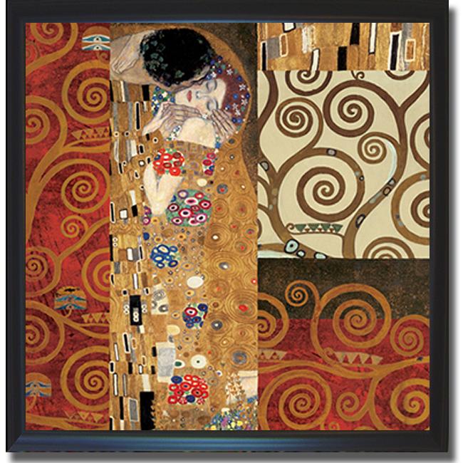 Shop Gustav Klimt 'Klimt Montage' Framed Canvas Art On Sale Free