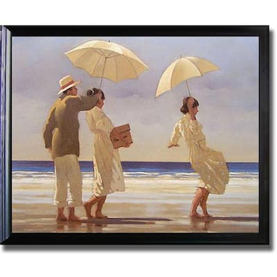 Jack Vettriano 'The Picnic Party' Framed Canvas Art