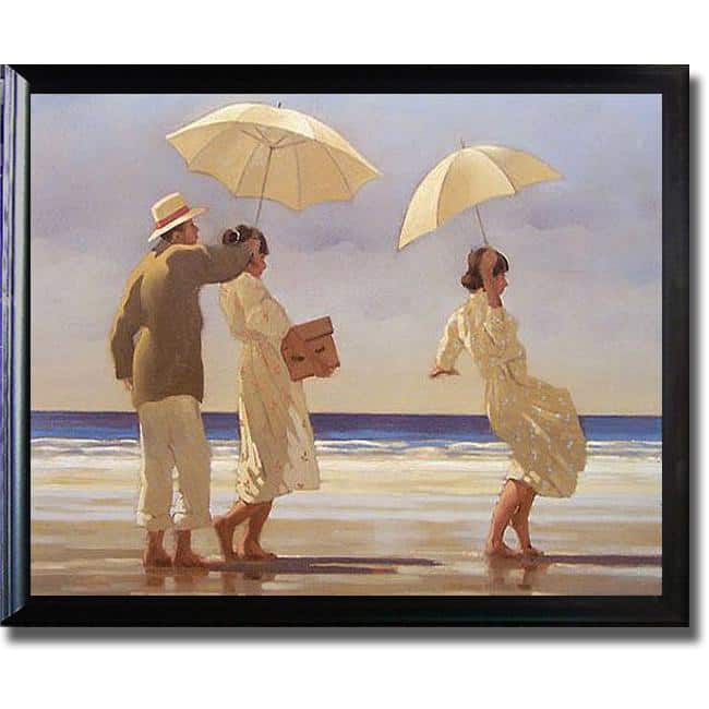 Jack Vettriano 'The Picnic Party' Framed Canvas Art
