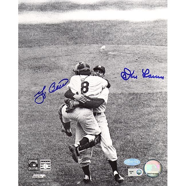 Steiner Sports Yogi Berra and Don Larsen Autographed Baseball Photo