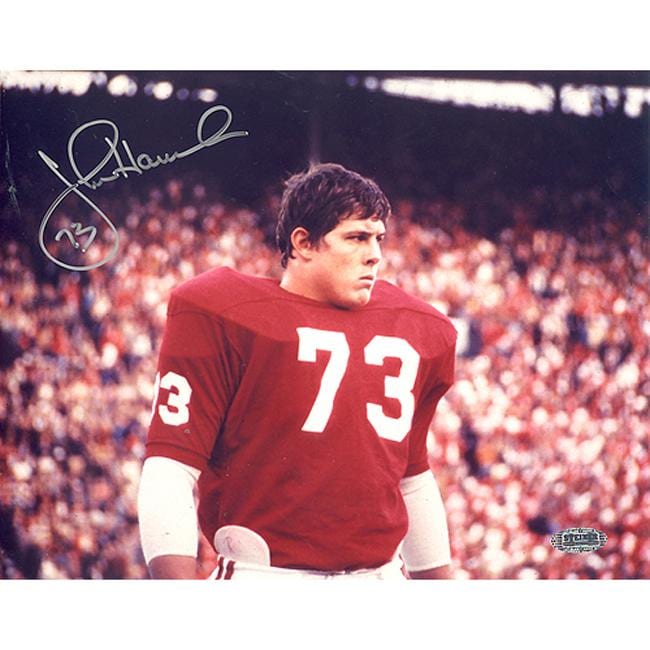 Alabama Crimson Tide John Hannah Autographed Photo