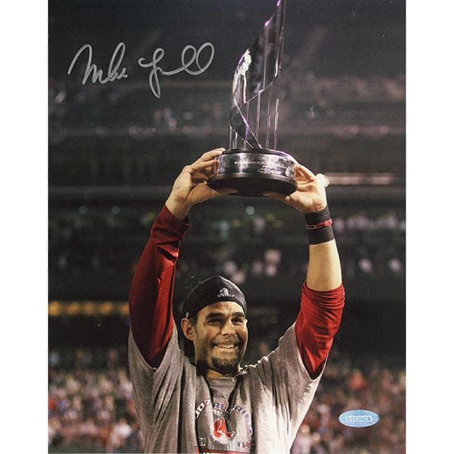 Steiner Sports Mike Lowell Autographed Photo with Certificate of Authenticity
