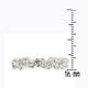 NEXTE Jewelry Silvertone Brass Stackable Cubic Zirconia Eternity Ring