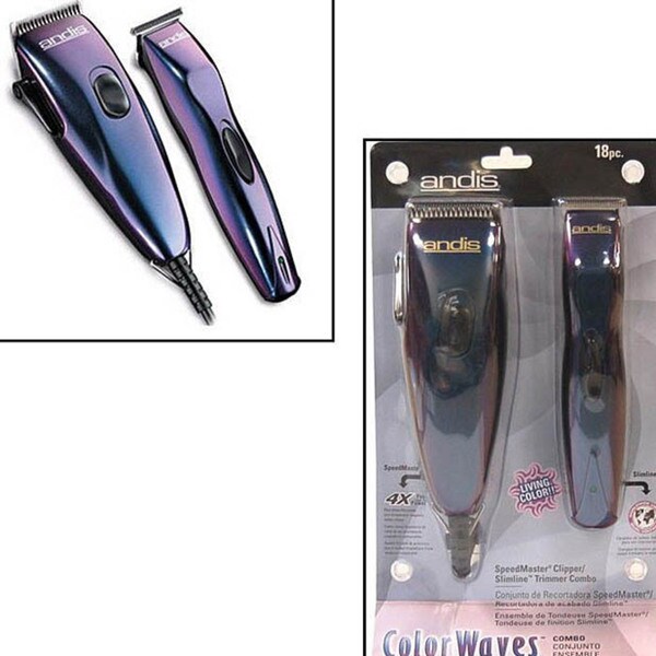 Shop Andis ColorWaves Speedmaster Clipper Slimline Trimmer Combo Free