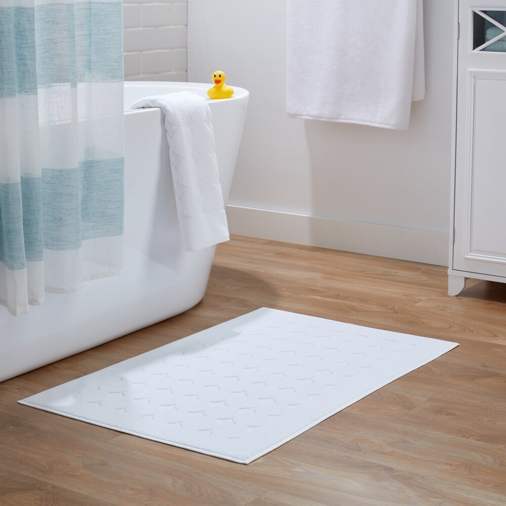 Quality Classic Cotton Floor Bath Mat 55 x 85cm 6 Color Choice 