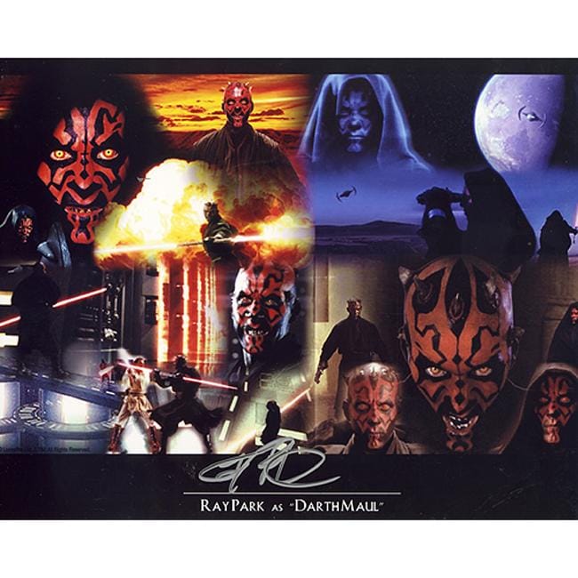 Star Wars Darth Maul Actor Ray Park Autographed Collage Photo