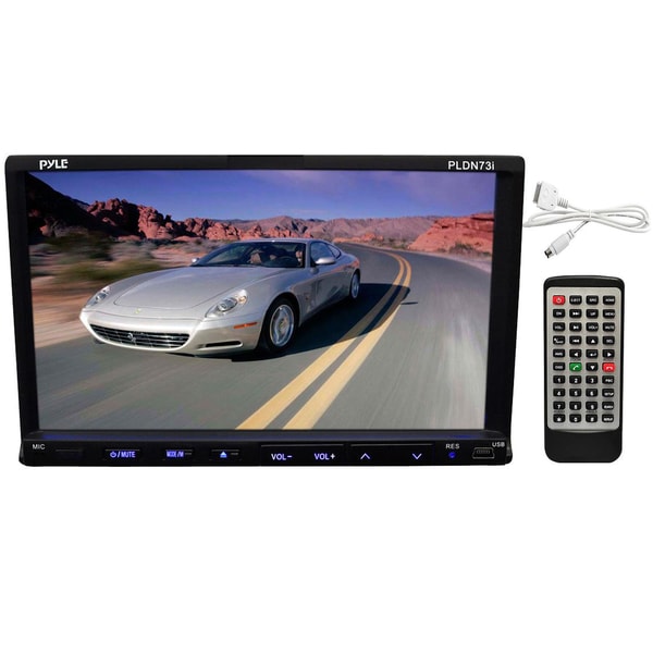 Pyle 7inch Touchscreen Indash Video Car Stereo Free Shipping Today