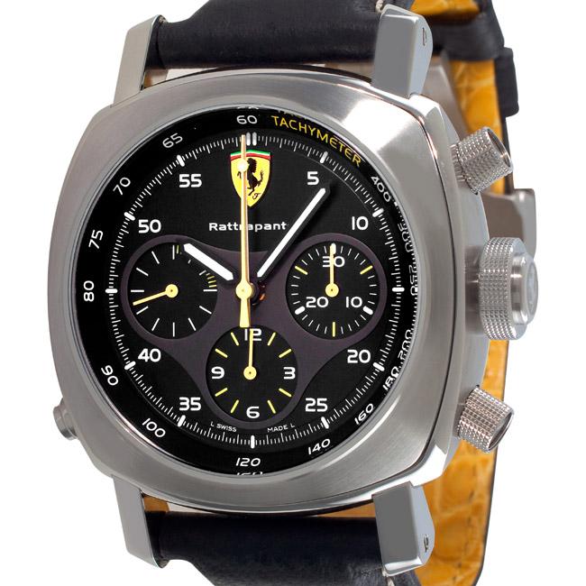 Panerai Ferrari Mens Scuderia Rattrapante Split Chronograph Watch