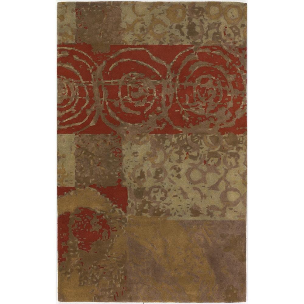 Large Hand tufted Mandara Multi New Zealand Wool Rug (9 X 13)