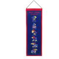 Kansas Jayhawks Wool Heritage Banner