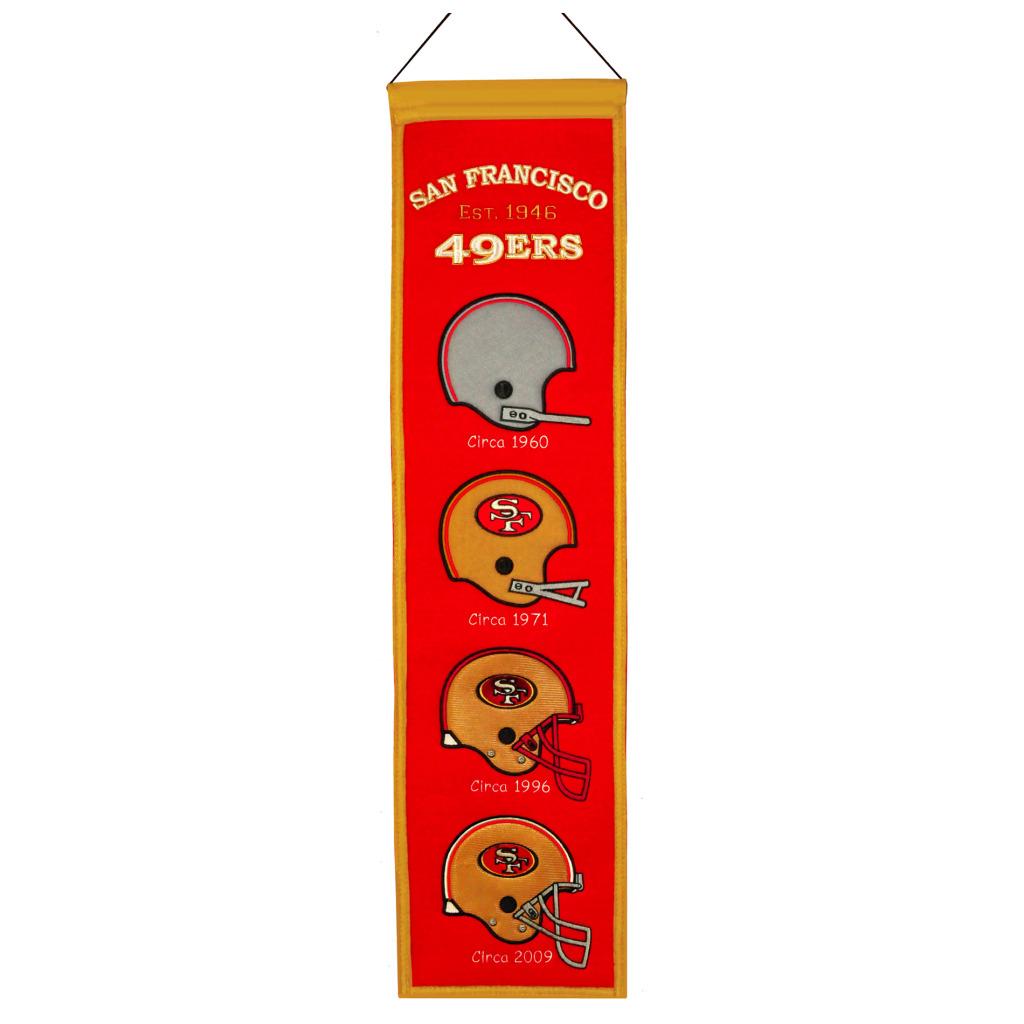 San Francisco 49ers Wool Heritage Banner