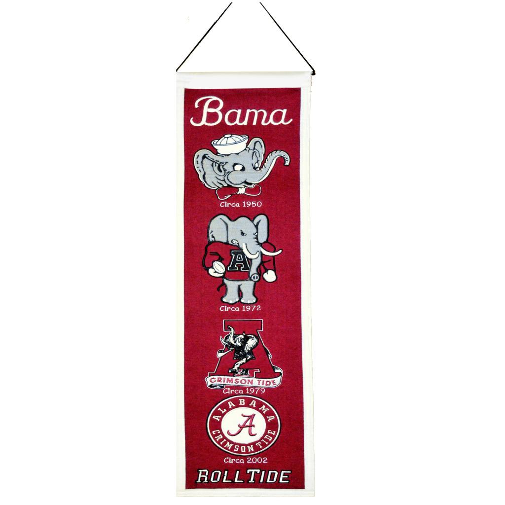Alabama Crimson Tide Wool Heritage Banner