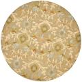 Safavieh Handmade Moroccan Cambridge Paradise Moss Green Wool Rug - 6' x 6' Round