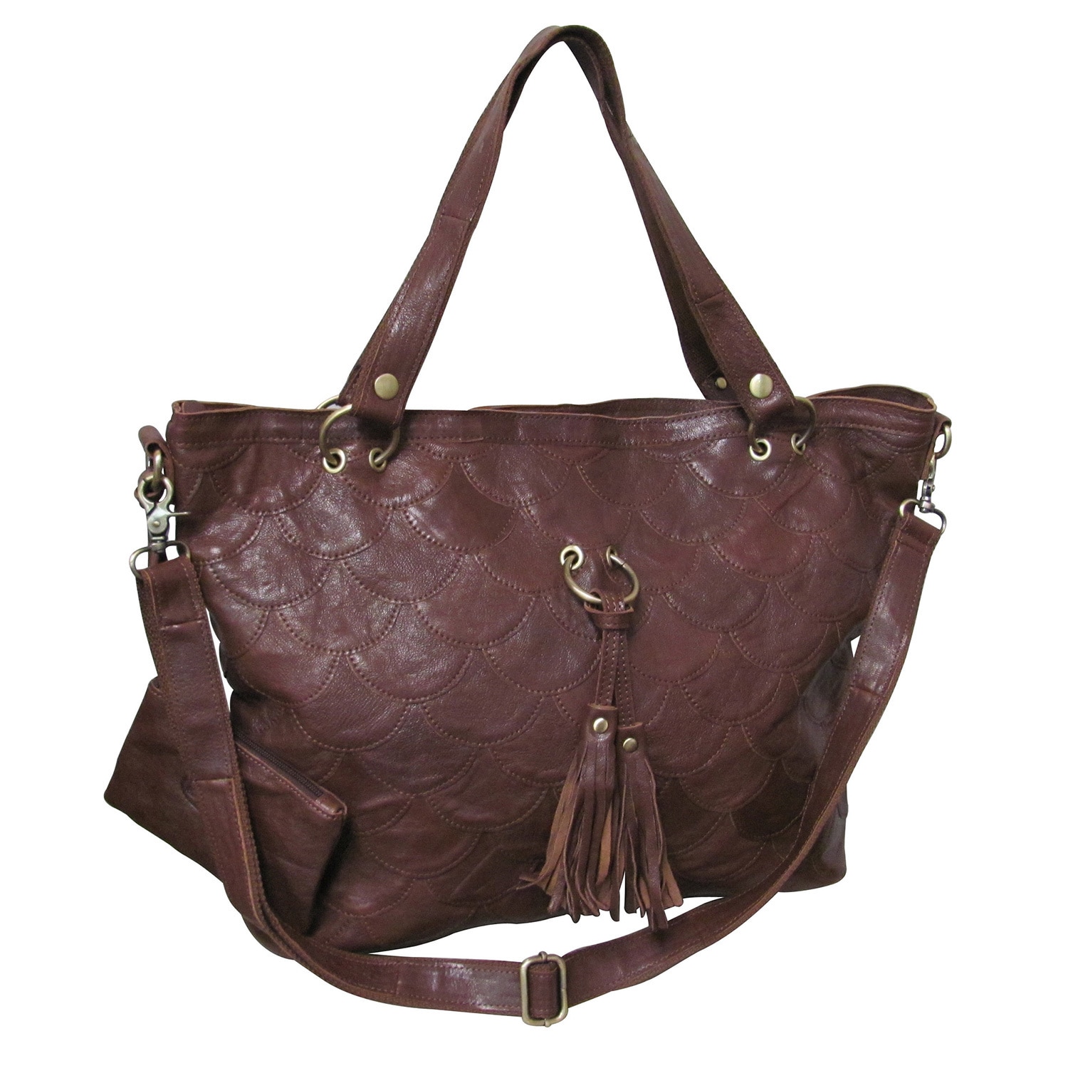 Amerileather Cherokee Leather Tote Bag