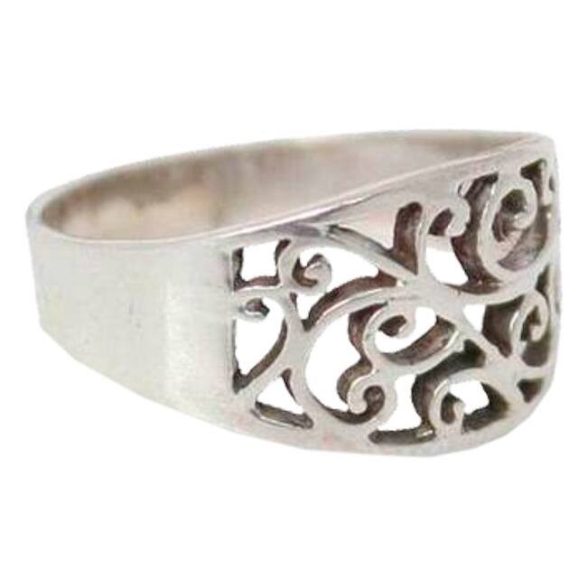 Handmade Sterling Silver 'Arabesque' Ring (Thailand)