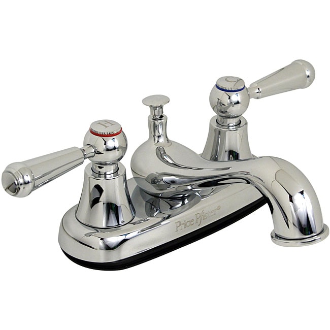 Price Pfister 4 inch Centerset Chrome Bathroom Faucet