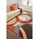 preview thumbnail 53 of 97, Mayflower Handmade Modern Circles Wool Area Rug