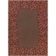 preview thumbnail 55 of 75, Rome Hand Tufted Floral Border Area Rug Brown - 8' x 11' - Runner/Rectangle