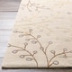 preview thumbnail 3 of 11, Sakura Handmade Transitional Floral Wool Area Rug