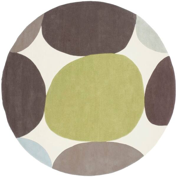 Shop Hand Tufted Contemporary Multi Colored Circles Abstract Area