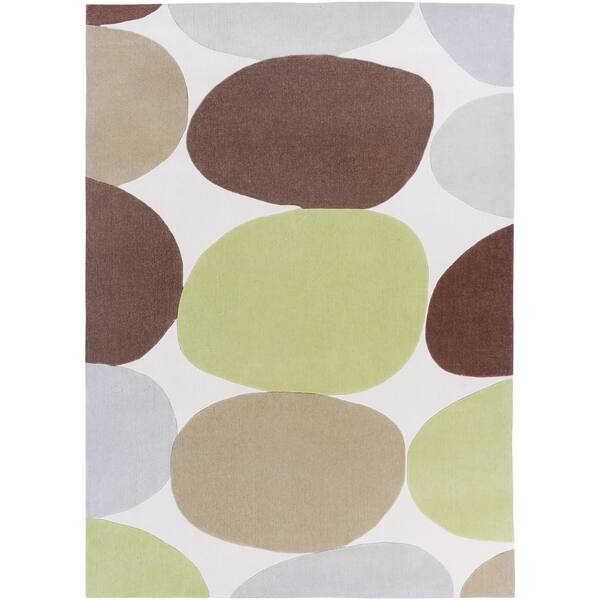 Shop Hand Tufted Contemporary Multi Colored Circles Rocky Road