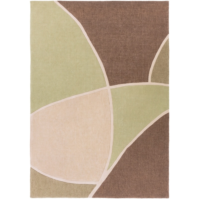 Porch & Den Gervais Hand Tufted Modern & Contemporary Abstract Area Rug