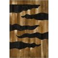 Artist's Loom Handmade Contemporary Geometric Natural Eco-friendly Leather Rug (7'9x10'6)