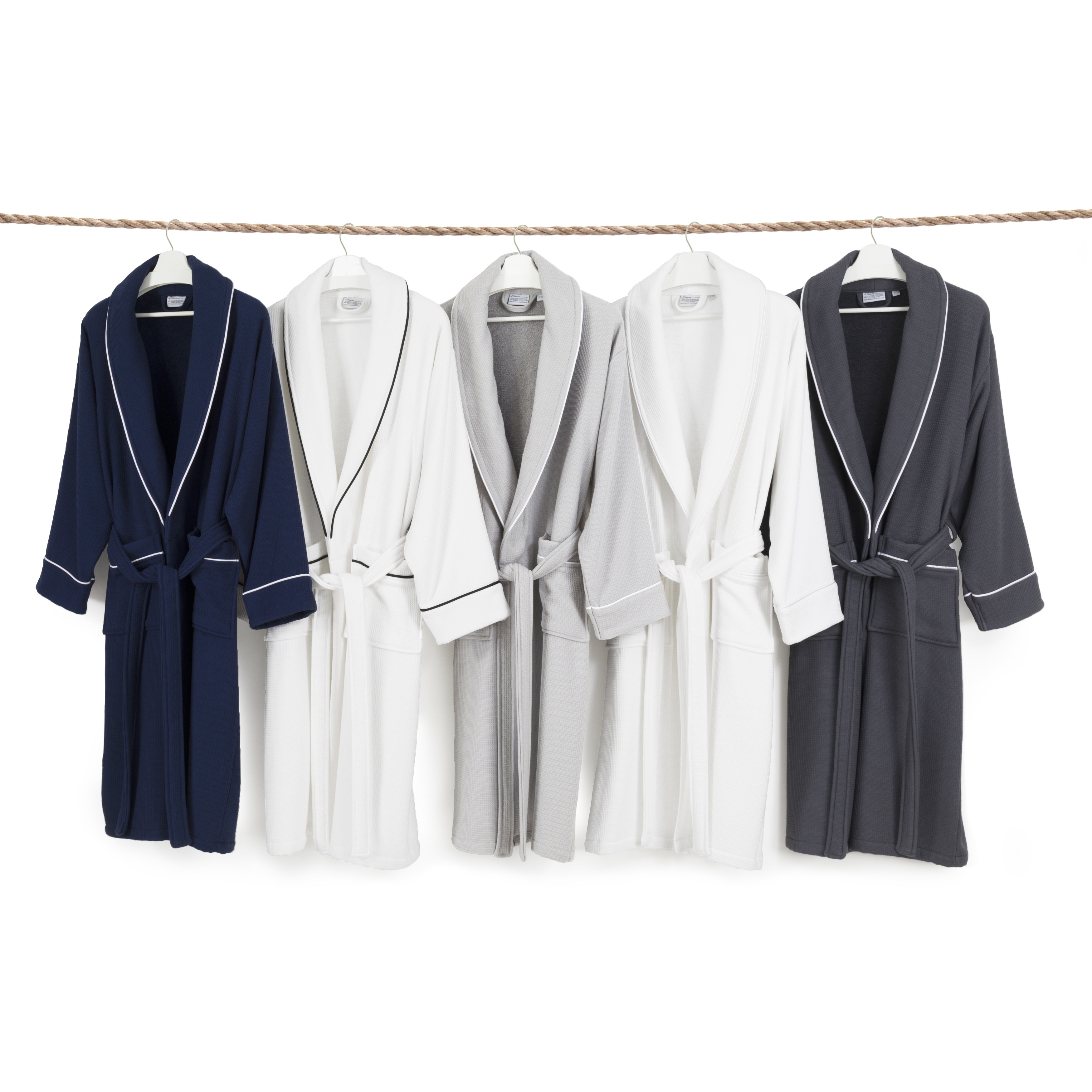 full-length sleeves, this unisex robe keeps you dry and warm, while the sub...