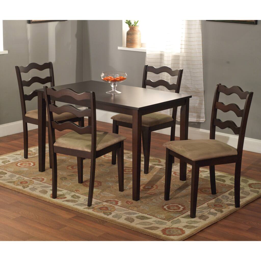 Simple Living Riviera Espresso 5-piece Dining Set