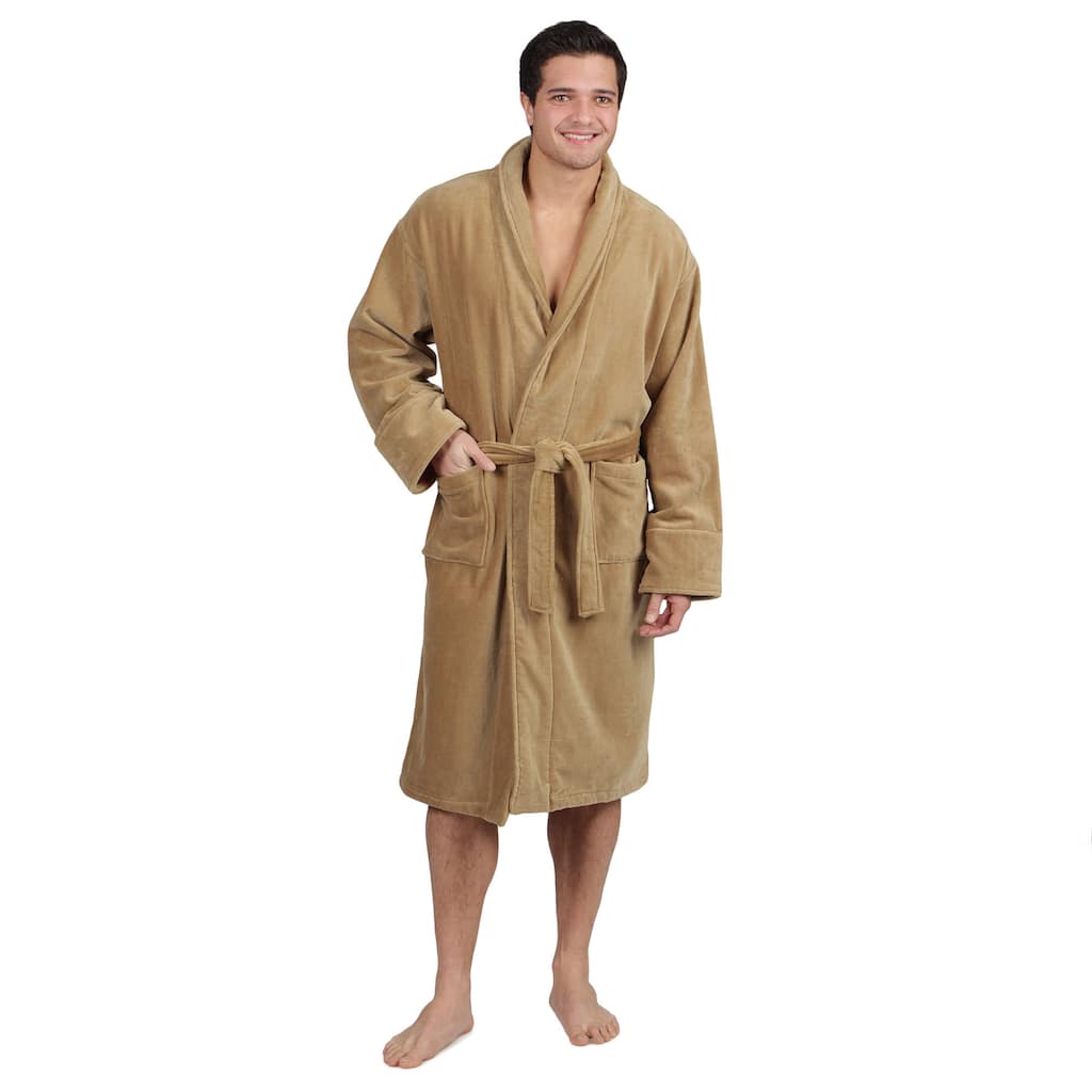 Men's Cotton Terrycloth Bath Robe
