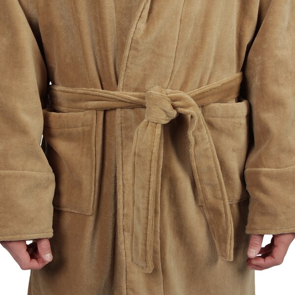 mens cotton terry robe