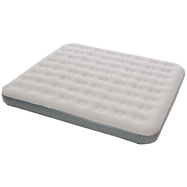 Stansport King 450 pound capacity Gray Pvc Air Bed With Repair Kit