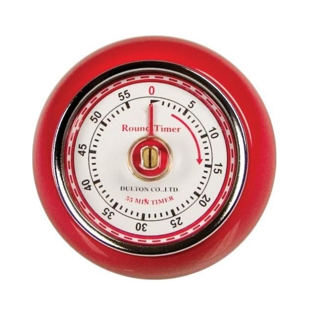 red kitchen timer