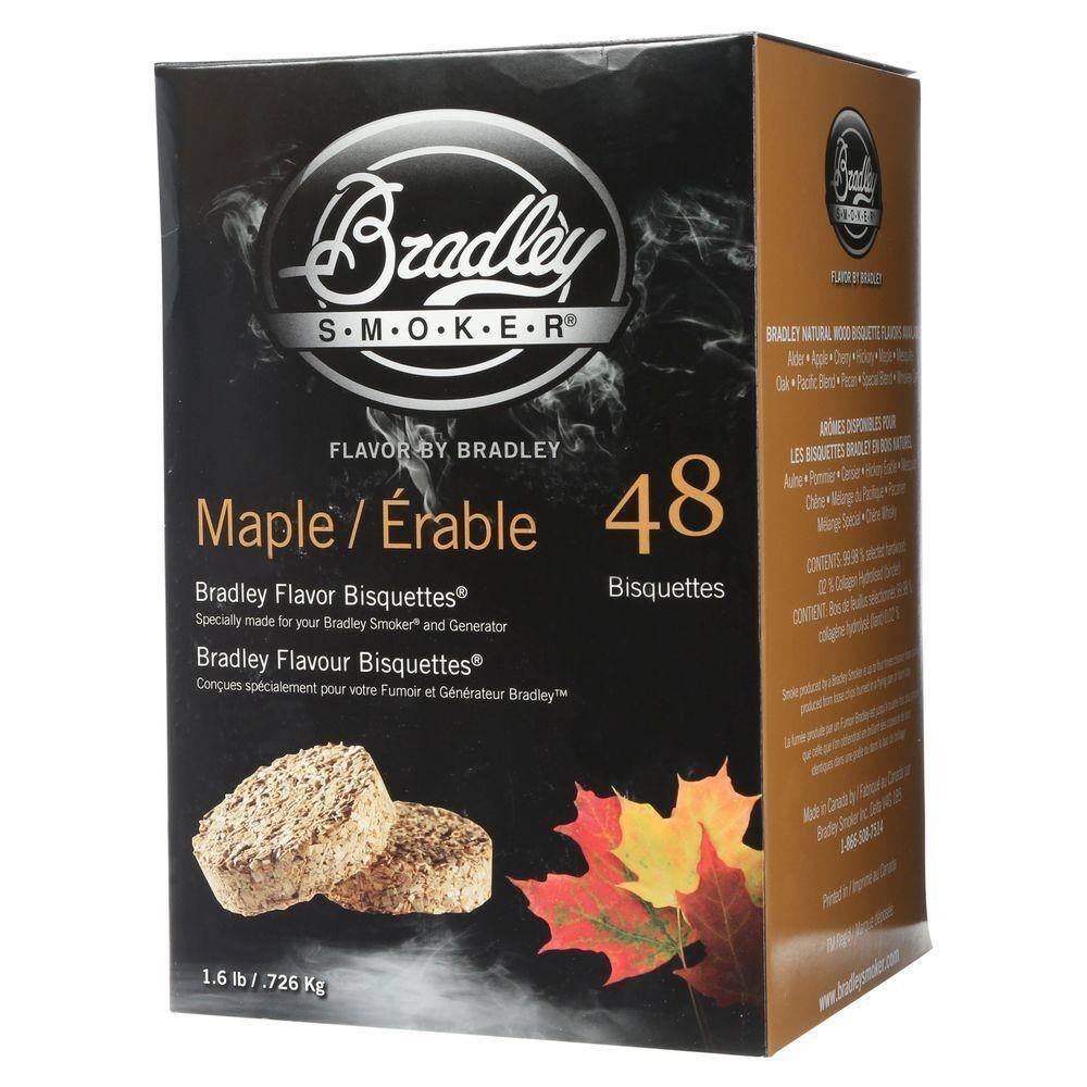 Bradley Smoker Maple Bisquettes (Case of 48)