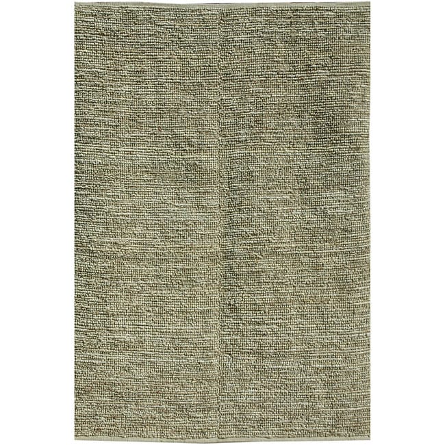 Hand woven Neutrals Jute Rug (8 X 10)