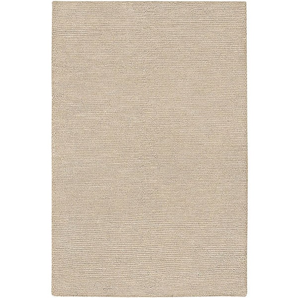 Hand woven Bosstyn Light Grey Wool Blend Rug (5' x 8') JRCPL 5x8   6x9 Rugs