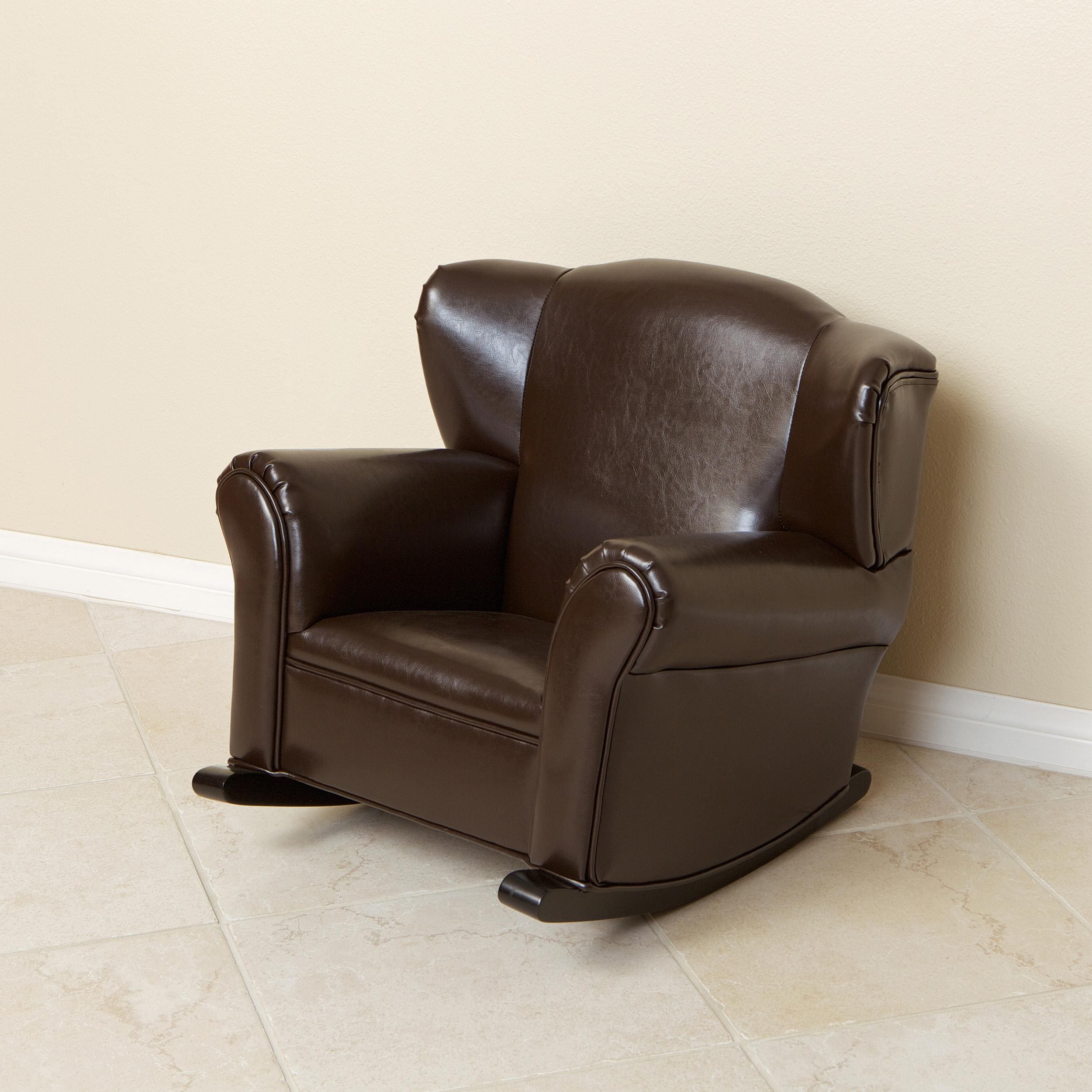 childrens leather chair