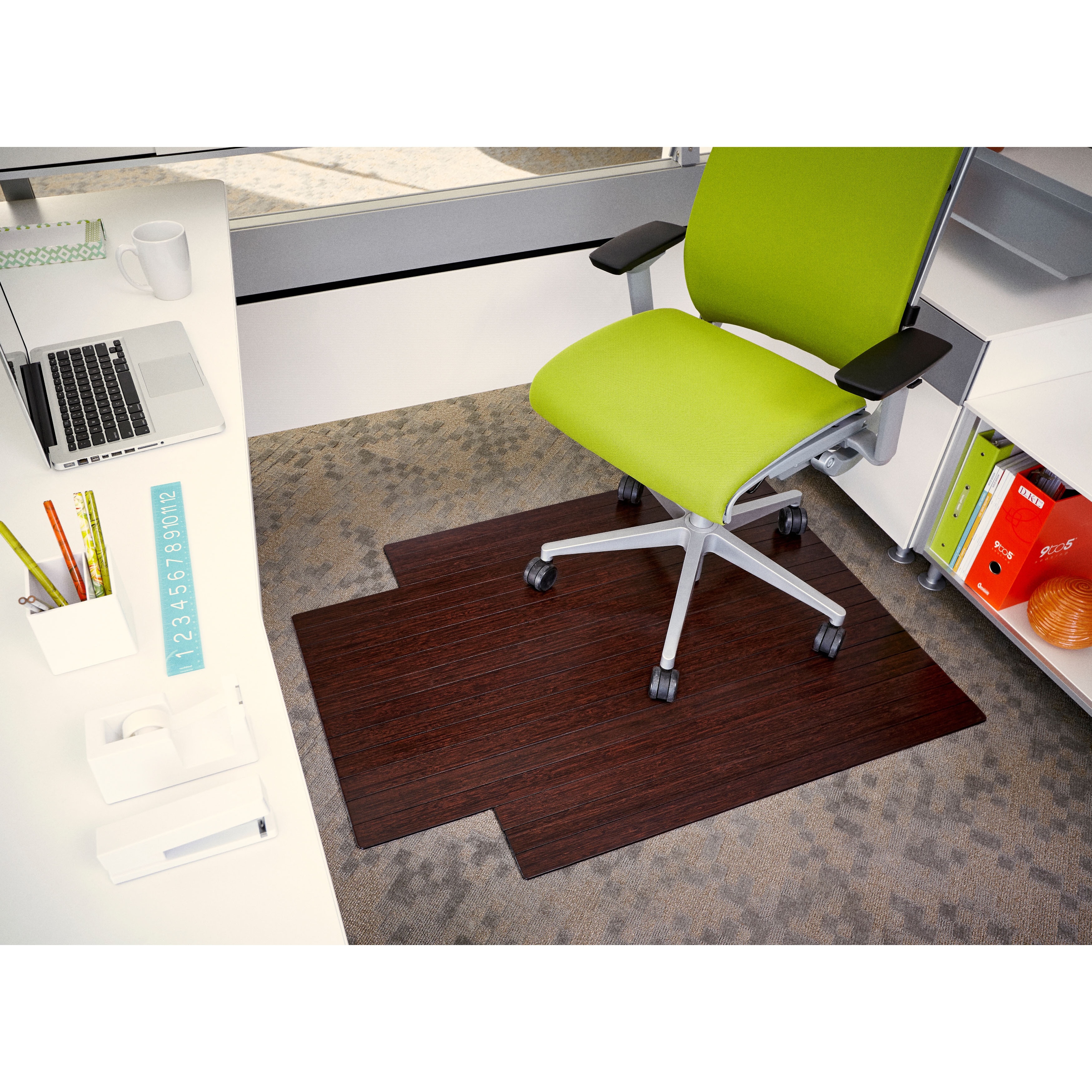 Mind Reader Office Carpet Chair Mat 36 x 48 Clear