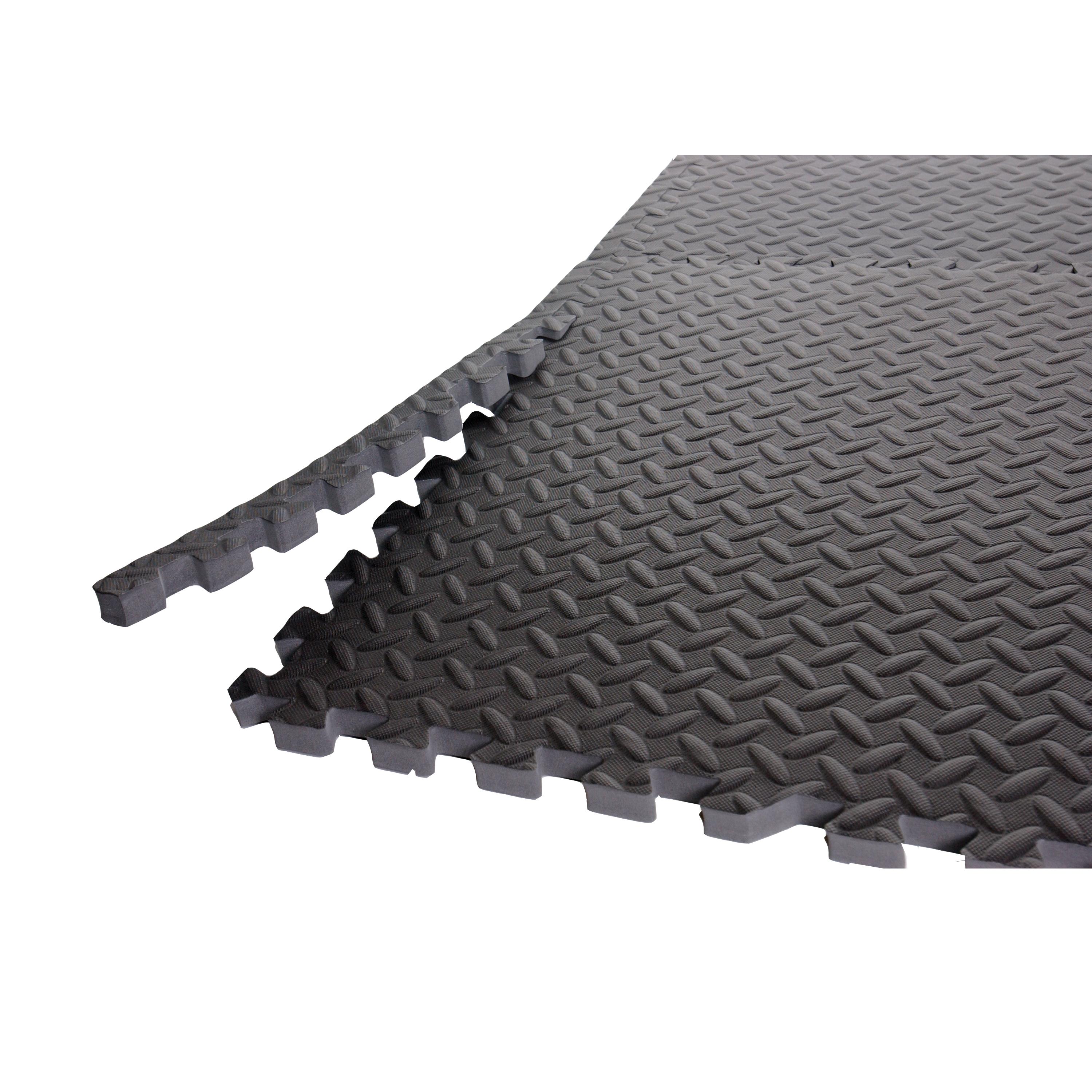 Shop Cap Barbell Anti Microbial Puzzle Like Grey Pvc Foam Floor