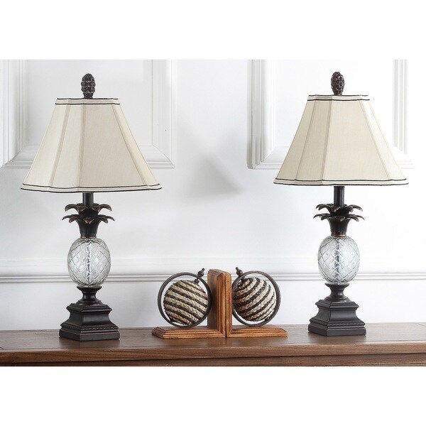 Shop Safavieh Lighting 24inch Antiqued Bronze Pineapple Table Lamp