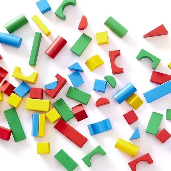 melissa & doug 100 wood blocks set